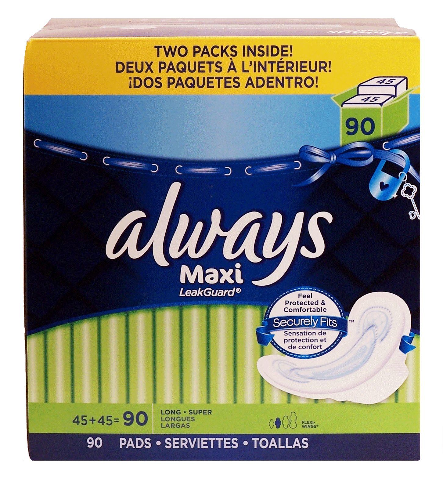 Always Maxi long - super maxi pads, 2-pack Full-Size Picture